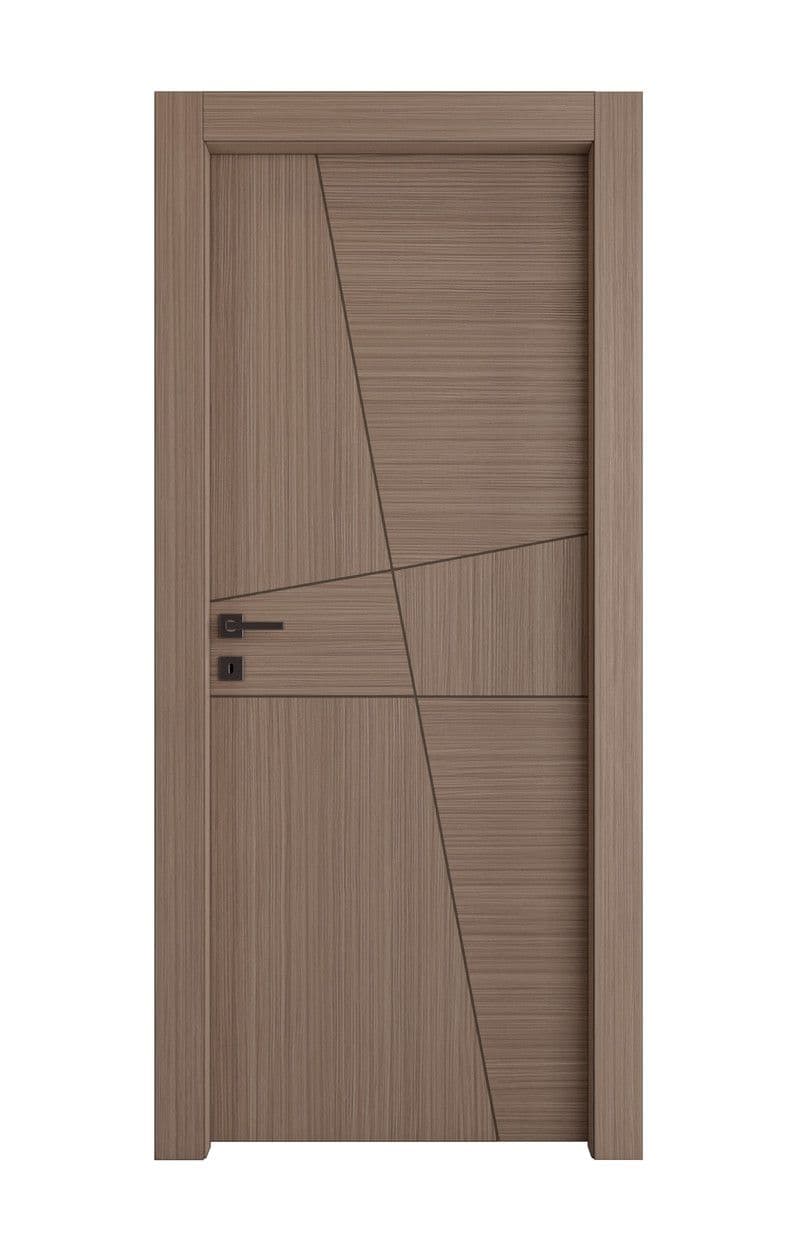 درب داخلی مدرن با روکش چوب